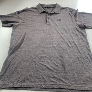 Travis Mathew Gray Size X-Large Men’s Golf Shirt